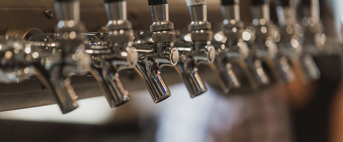 Craft beer cans and bottles